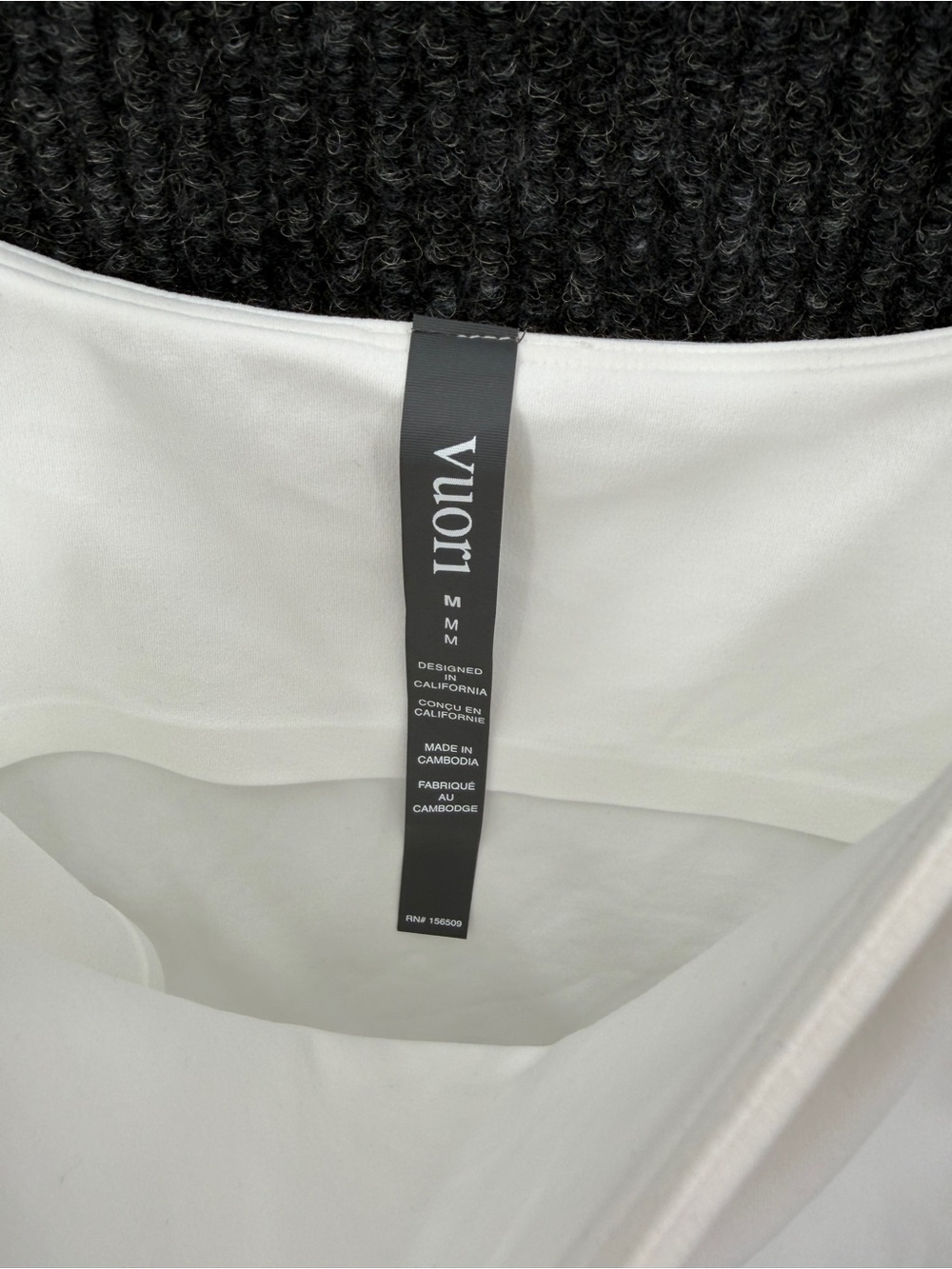 NWT Vuori All The Feels Cami White VW1355 Size Medium - Picture 6 of 9